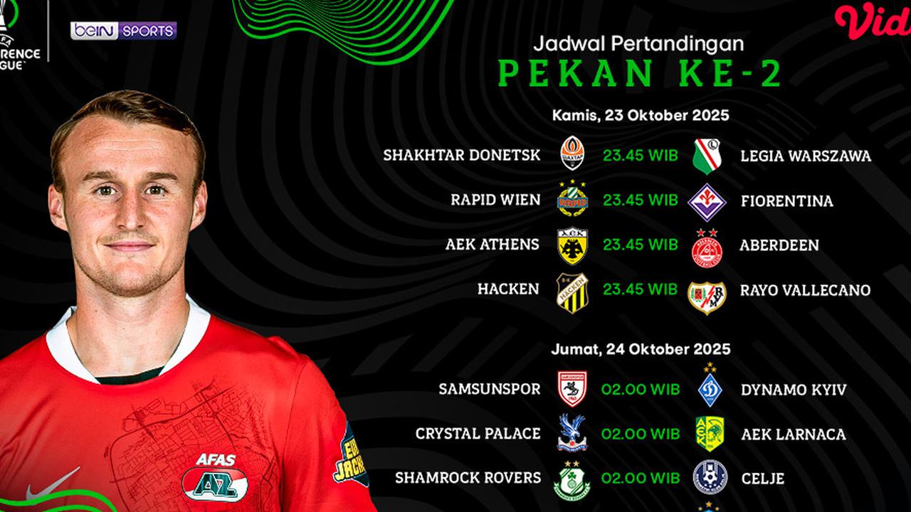 Simak Jadwal Europa Conference League 2025/26: Pekan Ke-2 Eksklusif di Vidio