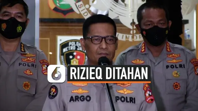 Polisi menahan pemimpin FPI Rizieq Shihab setelah memeriksanya sekitar 11 jam di Polda Metro Jaya. Minggu (13/12) dini hari. Apa alasan penahanan Rizieq?