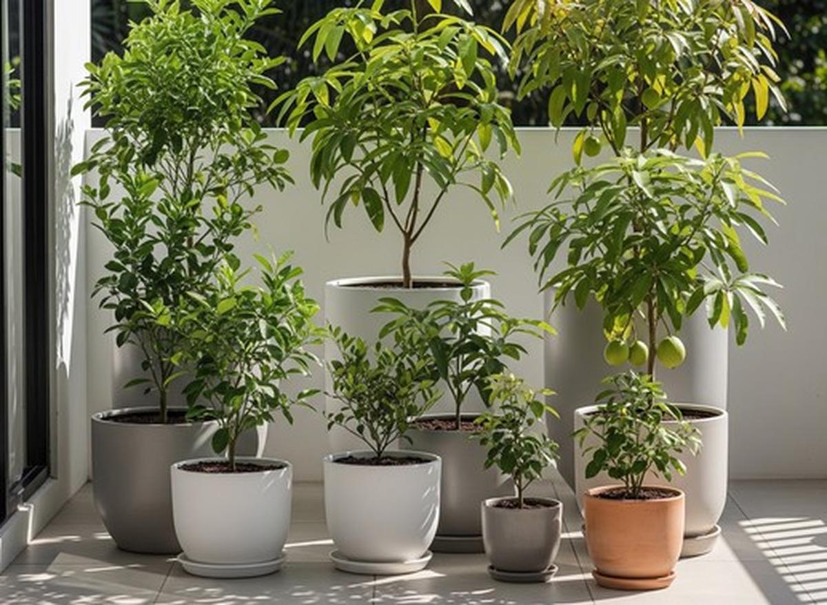 Cara Memilih Pot untuk Tanaman Buah (AI Generated)