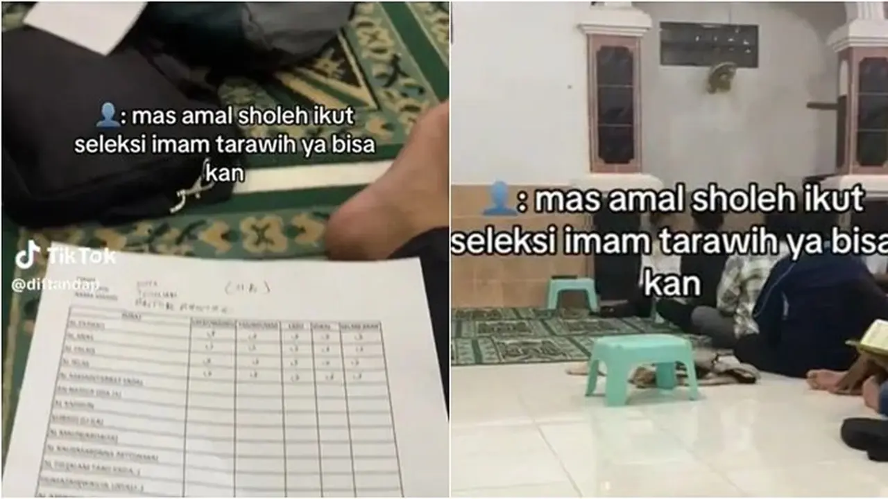 Momen Masjid Ini Lakukan Seleksi Imam Tarawih Jelang Ramadhan Viral, Tertarik Coba?