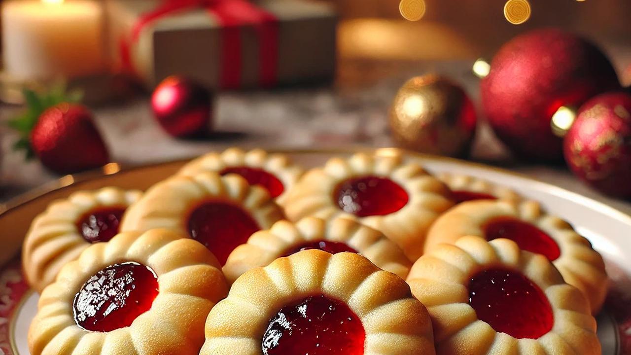 Kue Thumbprint Stroberi