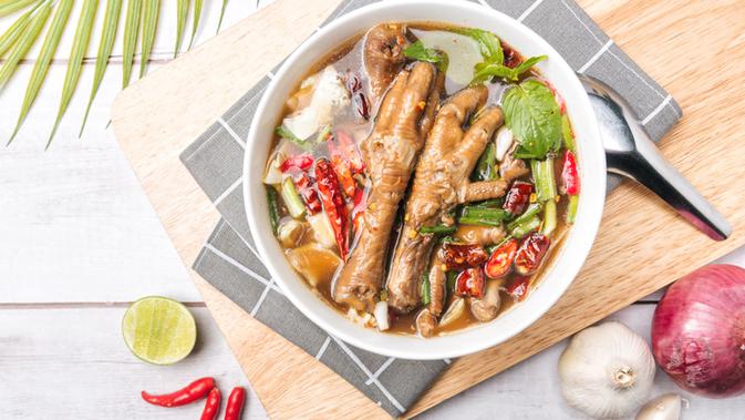 Resep Sayur Sop Ceker Asam Pedas yang Bumbunya Meresap - Lifestyle Fimela.com