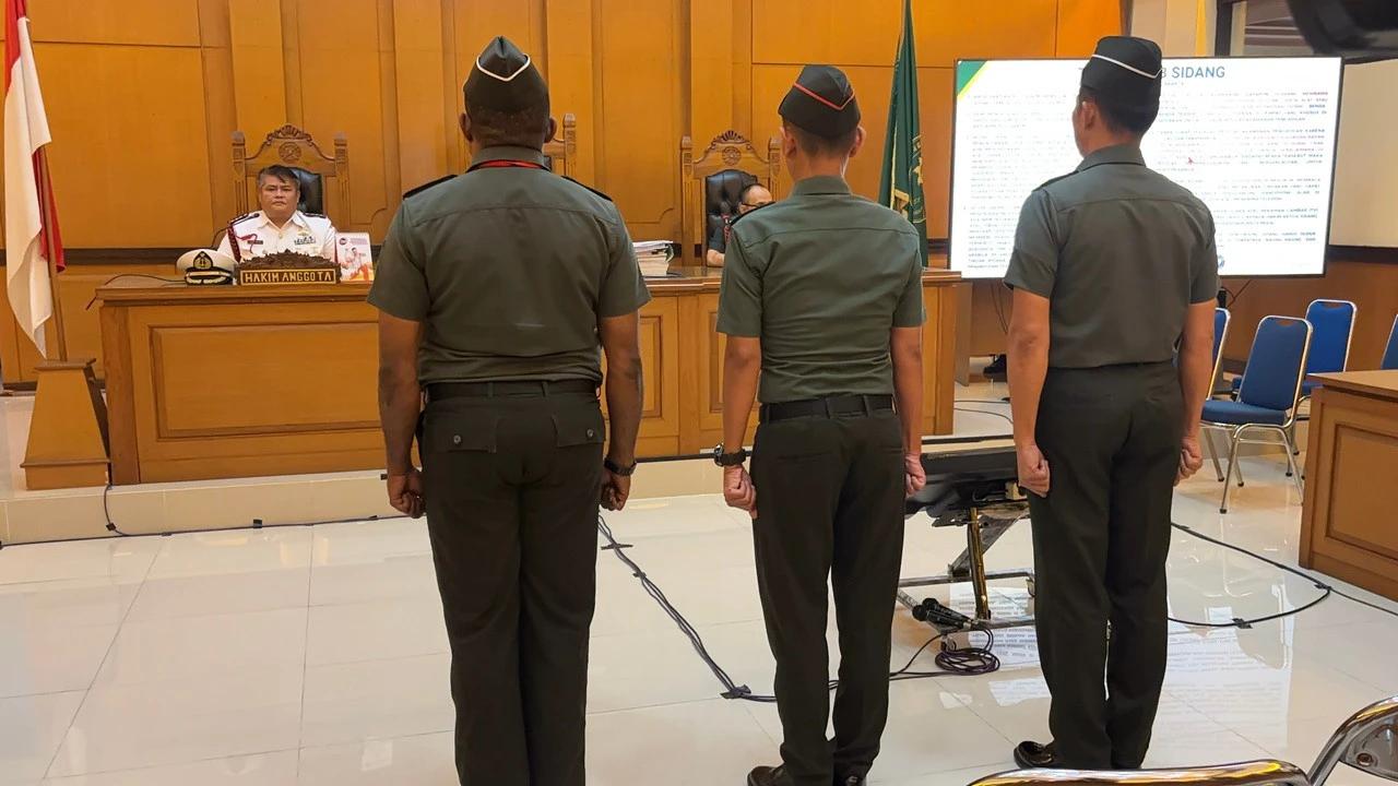 Tiga TNI Pembunuh Kacab Bank Divonis Satu dan 13 Tahun Penjara hingga Dipecat dari Militer