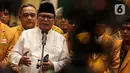 Dalam keterangan persnya Partai Hanura mendukung Gubernur Jawa Tengah sekaligus Capres dari PDIP Ganjar Pranowo dalam Pilpres 2024. (Liputan6.com/Johan Tallo)