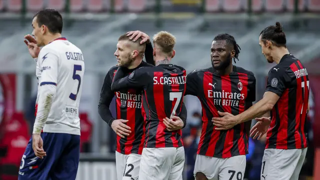 Bantai Crotone 4-0, AC Milan Rebut Kembali Puncak Klasemen