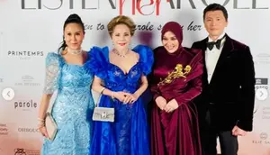 Hadiri Acara Gala Dinner di Cannes, Syahrani Foto Bareng Dewi Sukarno.&nbsp; (dok.Instagram @dewisukarnoofficial/https://www.instagram.com/p/DJrWdNeS0Ih/Henry)