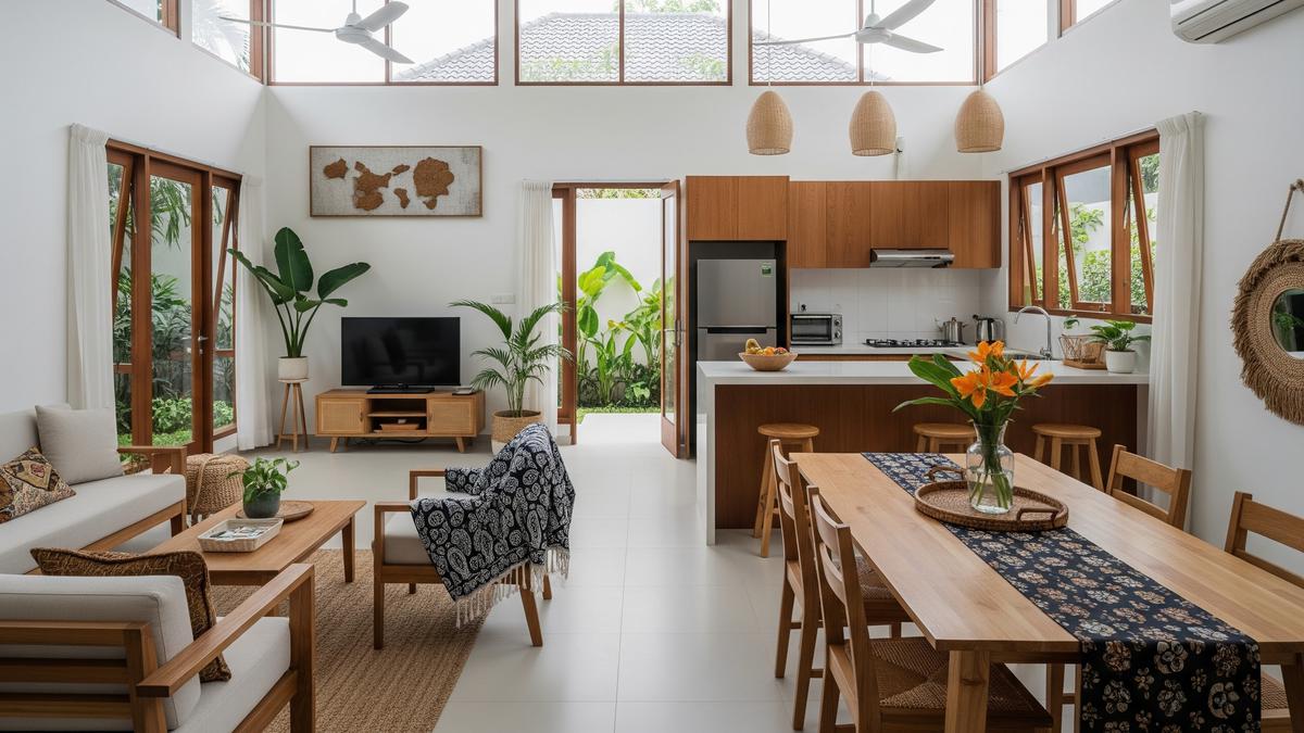 7 Model Rumah Kecil Konsep Open Space untuk Tinggal Bersama Mertua, Nyaman Tanpa Kehilangan Privasi