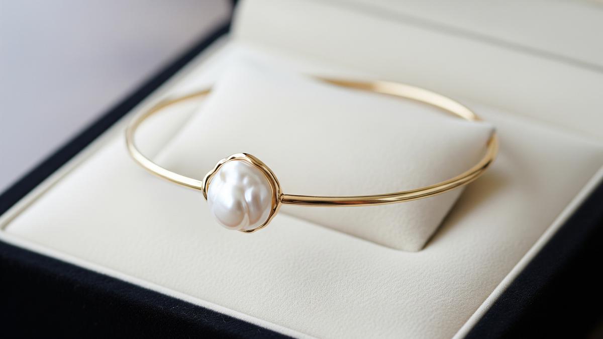 6 Inspirasi Model Gelang Kombinasi Emas dan Mutiara yang Unik dan Elegan, Pesona Tak Lekang Waktu