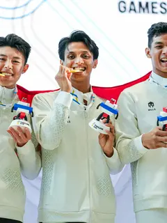 Dukungan SoKlin demi kenyamanan atlet Indonesia di Sea Games Thailand./Photo Credit_NOC Indonesia_Rizki Fitryanto