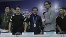 Creative Director, Wishnutama, saat jumpa pers di Kantor Inasgoc, Senayan, Jakarta, Minggu (27/5/2018). Pembukaan Asian Games 2018 nanti akan menjadi Ajang kolaborasi Putra-Putri terbaik Bangsa Indonesia. (Bola.com/M Iqbal Ichsan)