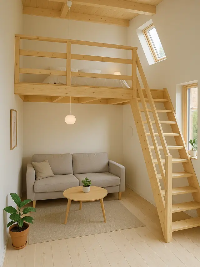 Rumah Mezzanine untuk Lahan Kecil (Foto: ChatGPT)