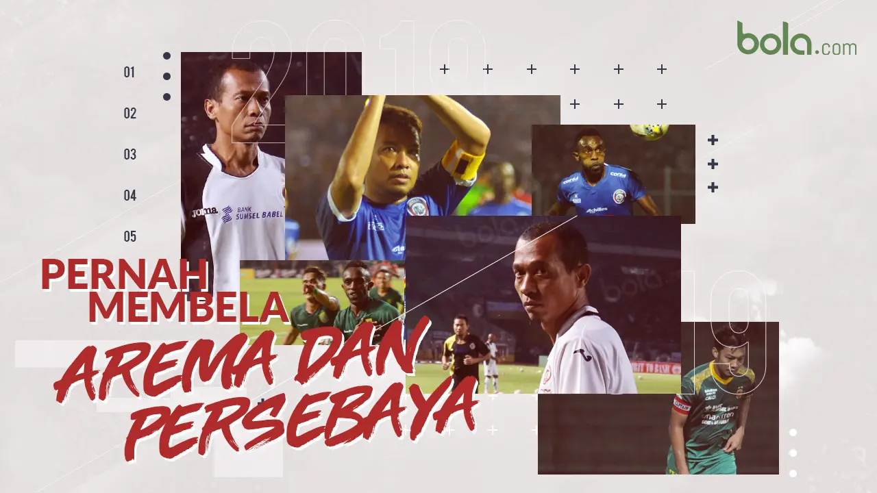 Pernah membela Arema dan Persebaya.