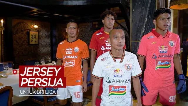 Berita video penampilan jersey Persija Jakarta yang akan dipakai untuk mengarungi kompetisi BRI Liga 1 2021/2022.