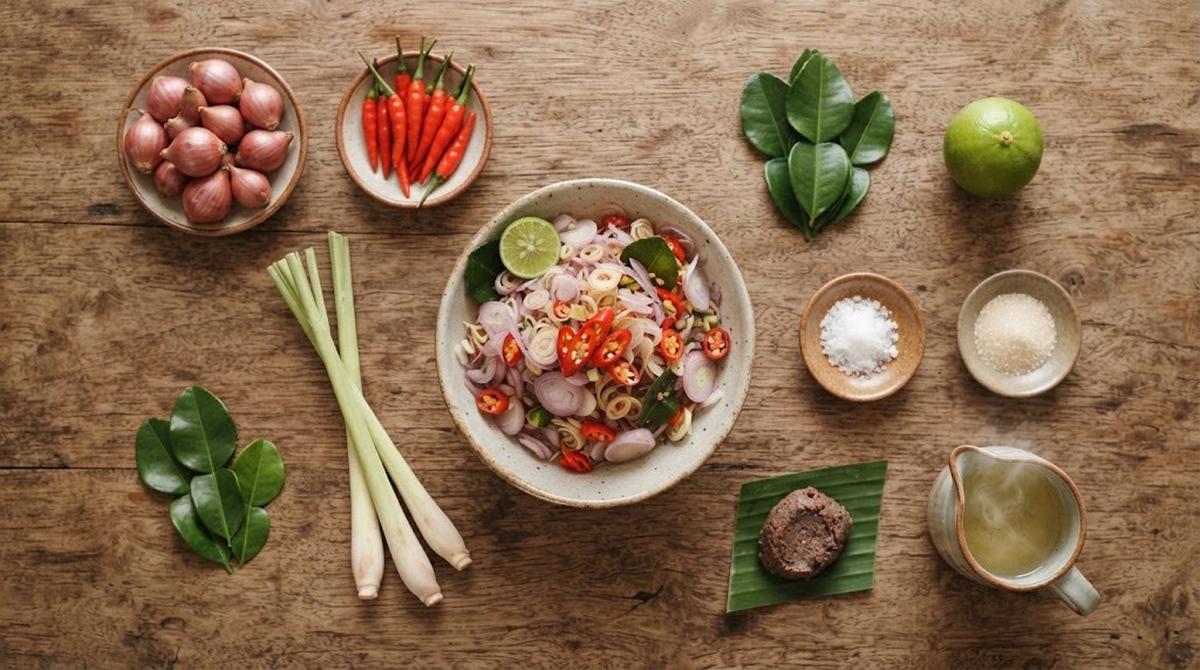 Bahan-Bahan untuk Membuat Sambal Matah
