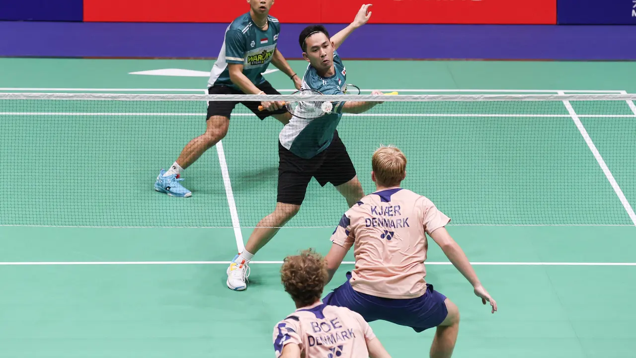 Sabar Karyaman Gutama/Moh Reza Pahlevi Isfahani - Hong Kong Open 2025 - Bulu Tangkis