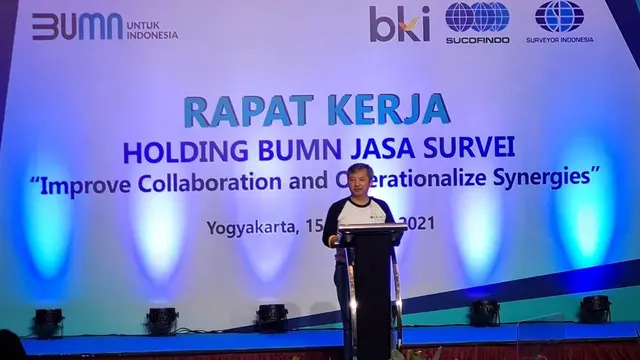 Holding BUMN Jasa Survei menggelar rapat kerja