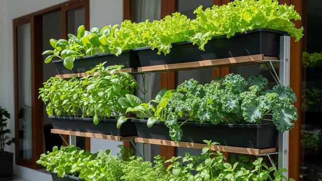 Ide Kebun Sayur Vertikal Hemat Tempat di Rumah