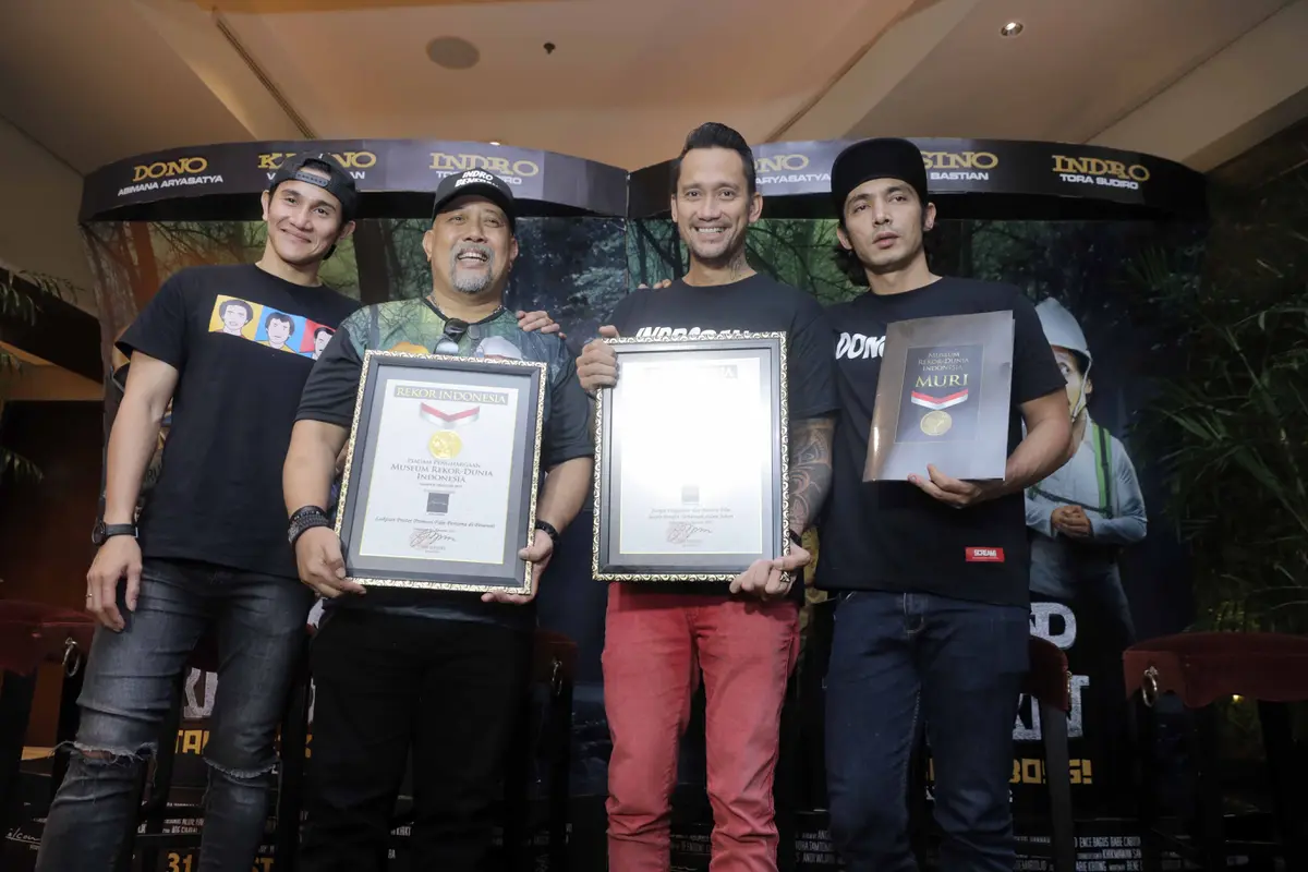 [Bintang] Warkop DKI Reborn 2 dapat rekor MURI 