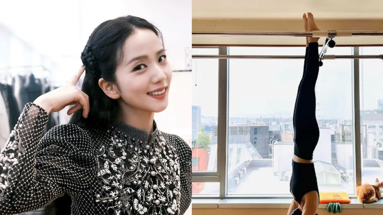Tampak gerakan pilates Jisoo Blackpink diungkap oleh pelatihnya yang membuat perutnya rata.