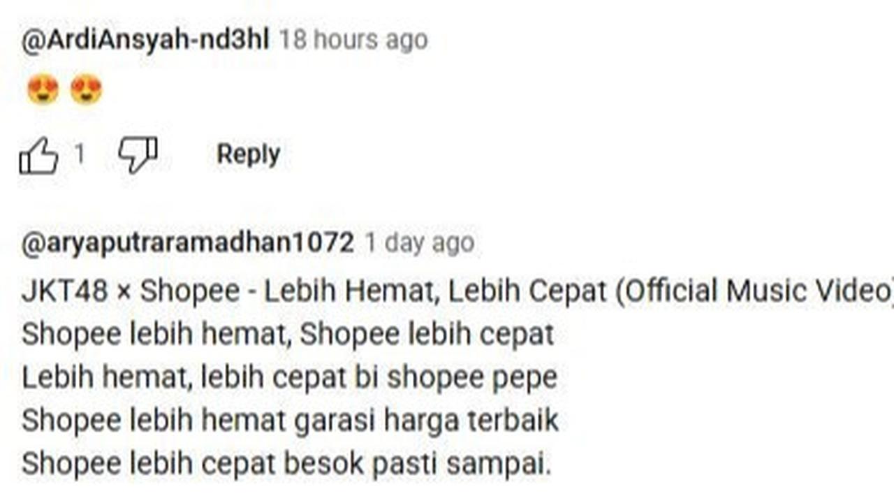 Deretan Publik Figur, Atta, Aurel, Ruben hingga Raffi Terpikat Jingle MV JKT48 x Shopee Lebih Hemat, Lebih Cepat! Lagunya Auto Joget