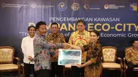 Peluncuran (Launching) Program Pengembangan Pulau Rempang di Sekretariat Kementerian Koordinator Bidang Perekonomian, Rabu (12/4)/Istimewa.