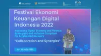 Gubernur Bank Indonesia Perry Warjiyo membuka gelaran Festival Ekonomi dan Keuangan Digital Indonesia (FEKDI).