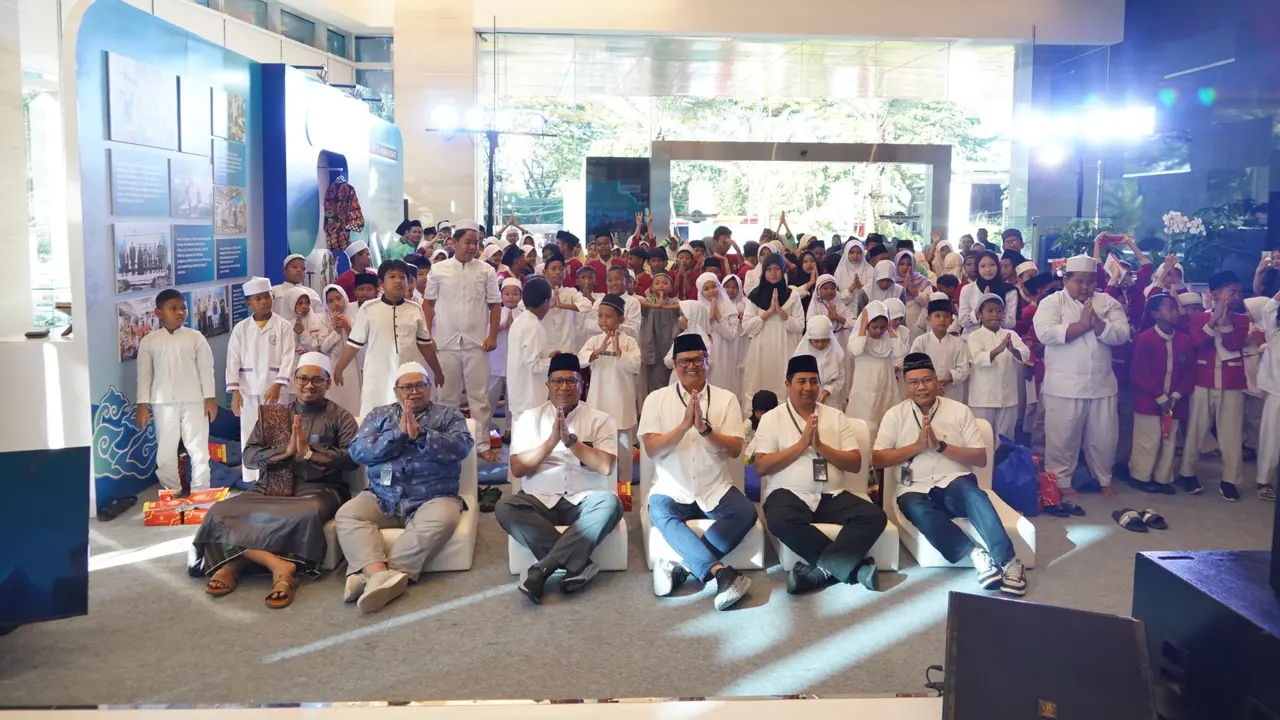 PT Permodalan Nasional Madani (PNM) menggelar kegiatan silaturahmi dan berbagi kebahagiaan bersama 150 anak yatim.