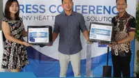 Kolaborasi  dalam Peluncuran Three Solutions Heat Tracker untuk New Normal. foto: istimewa