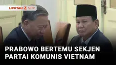 Usai menggelar pertemuan bilateral di Istana Merdeka, Presiden Prabowo mengantar pulang Sekjen Partai Komunis Vietnam, To Lam, melalui Bandara Halim Perdanakusuma, Jakarta.