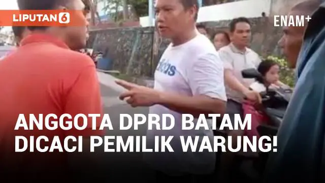 Anggota DPRD Batam, Udin P Sialoho, terlibat adu mulut dengan seorang pemilik kios dalam sebuah video yang viral di media sosial.