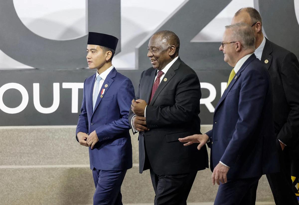 FOTO: Gibran Tegaskan Kemandirian Pembangunan Indonesia di KTT G20 Johannesburg