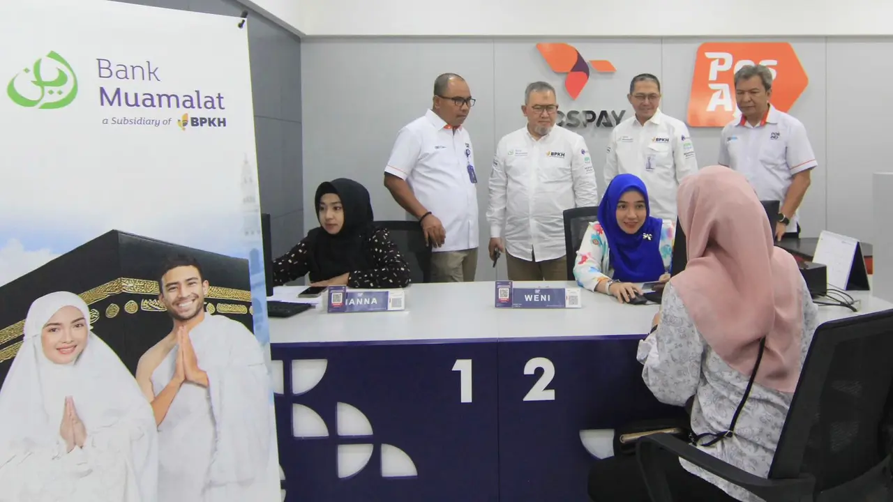 Bank Muamalat dan PosIND resmi meluncurkan layanan pembukaan Rekening Tabungan Jemaah Haji