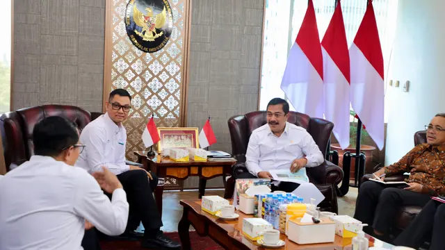 Menteri Imigrasi dan Pemasyarakatan Agus Andrianto menggelar audiensi bersama Direktur Utama PLN, Darmawan Prasodjo, di Gedung Sentramulia. (Foto: istimewa)