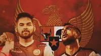 Timnas Indonesia - Sandy Walsh, dan Jordi Amat (Bola.com/Adreanus Titus)