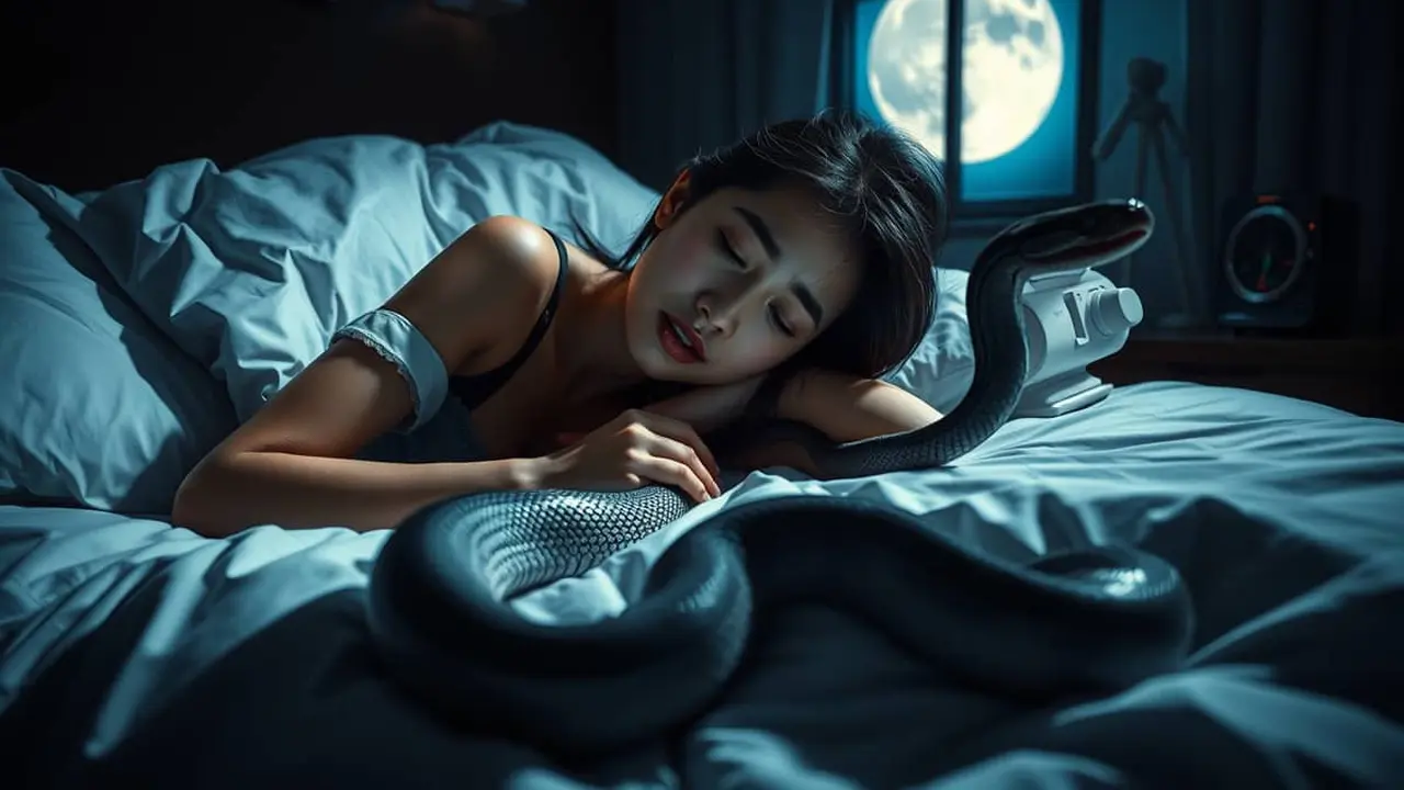 mimpi digigit ular di kaki kanan