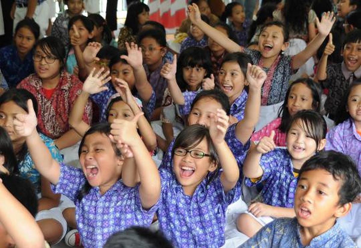 SD Besuki gelar nonton bareng Pemilu AS