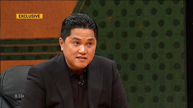Menteri BUMN Erick Thohir dalam sebuah wawancara eksklusif, Minggu (14/11/2021).