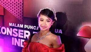 Tasya DA7 antusias meriahkan Konser Raya HUT 31 Tahun Indosiar Luar Biasa hari pertama. Berduet dengan Jamrud nyanyi lagu rock, ia mengaku grogi.