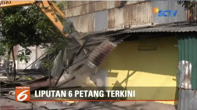 Lapak Dibongkar, Puluhan Pedagang Surabaya Menangis Histeris