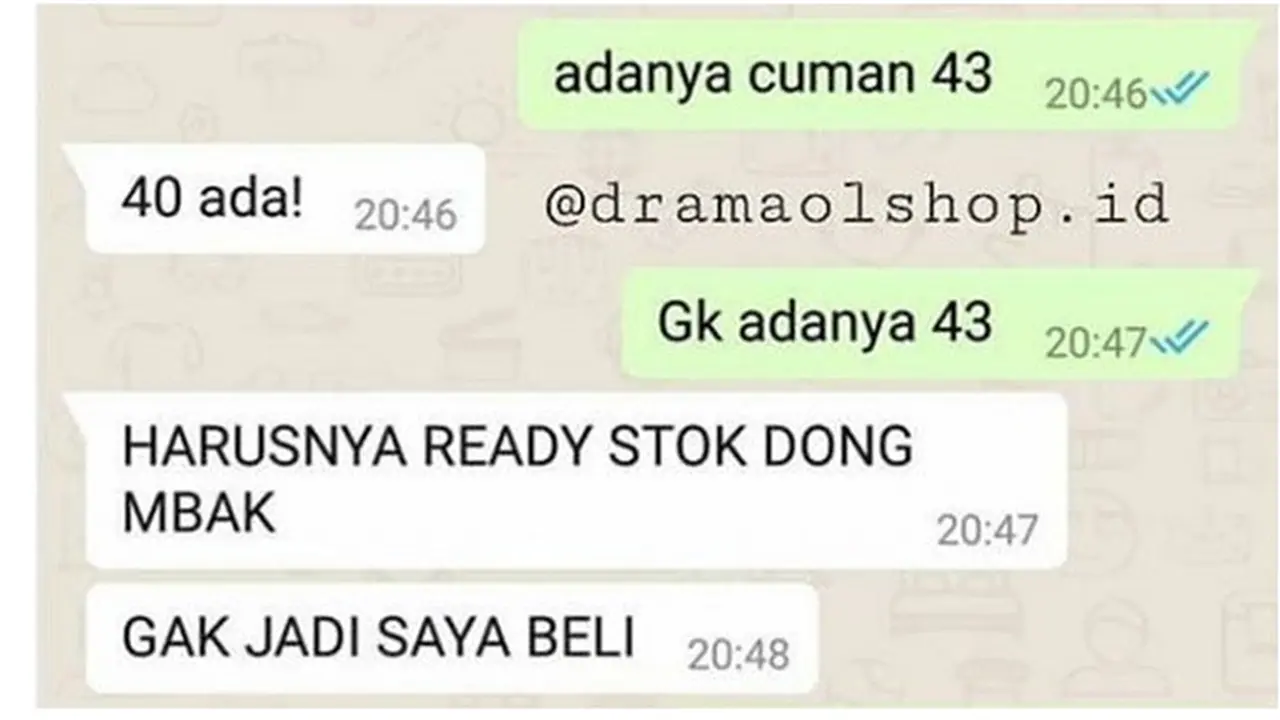 6 Chat Pembeli 'Ngegas' ke Penjual Online Shop Ini Sukses Bikin Geregetan