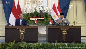 Prabowo ke Presiden Mesir: Anggaplah Indonesia Adalah Rumah Kedua
