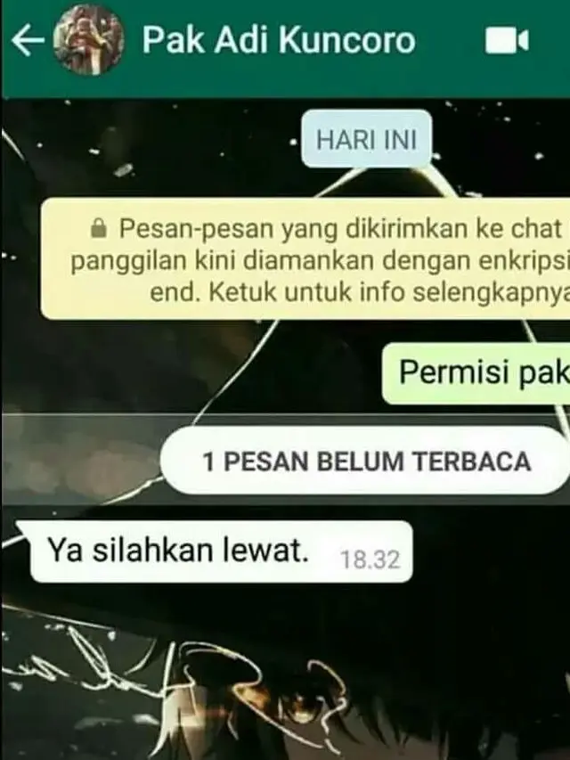 chat kocak mahasiswa dan dosen (foto: brilio)