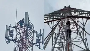 Depresi Mau Dicerai Istri, Pria di Bandar Lampung Panjat Tower BTS