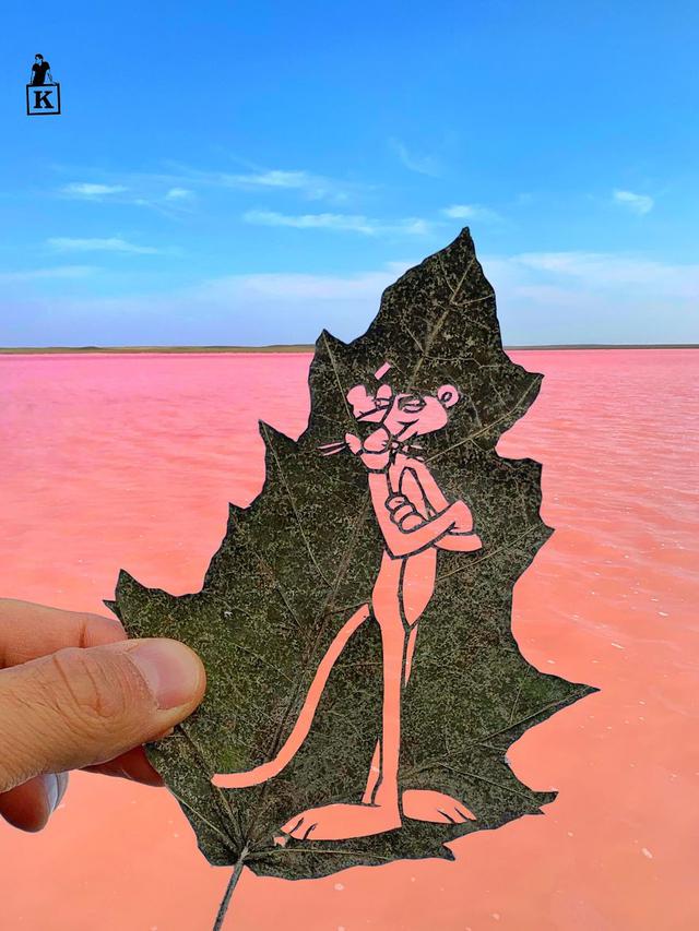 Kreatif Karya Seni dari Daun yang Bikin Berdecak Kagum 
