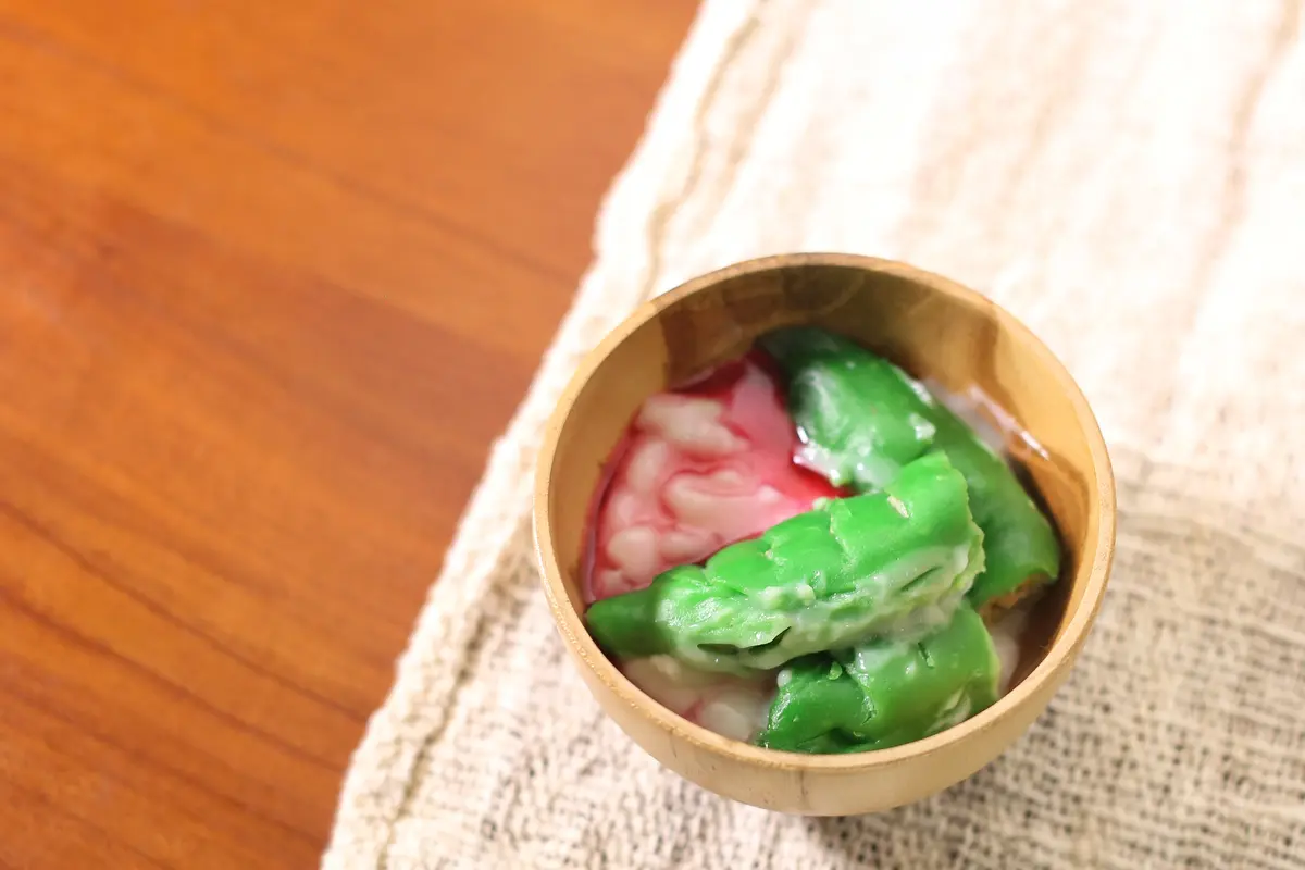 resep es pisang ijo