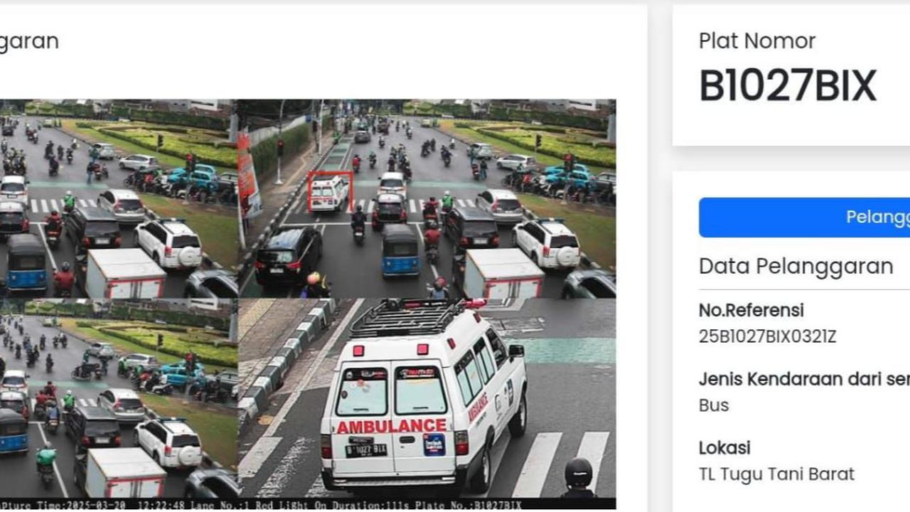 Sopir Ambulans Relawan Banten Protes Keras Kena Tilang ETLE di Jakarta: Kami Sedang Antar Jenazah!