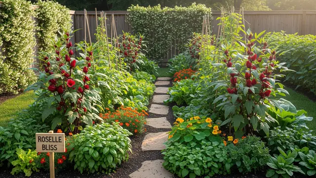 Ide Kebun Rosella Rumahan yang Cantik dan Produktif/Gemini AI