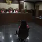 Suasana sidang perdana Terdakwa kasus pembunuhan Wayan Mirna Salihin, Jessica Kumala Wongso di PN Jakarta Pusat, Rabu (15/6). Dalam Sidang ini Jessica mengajukan eksepsi atau keberatan kepada majelis hakim. (Liputan6.com/Faizal Fanani)