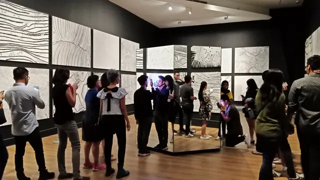 Hari Pertama, Pameran Yayoi Kusama Ramai Pengunjung