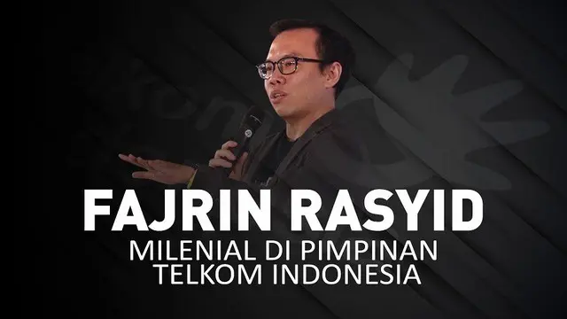 VIDEOGRAFIS: Fajrin Rasyid, Milenial di Pimpinan Telkom